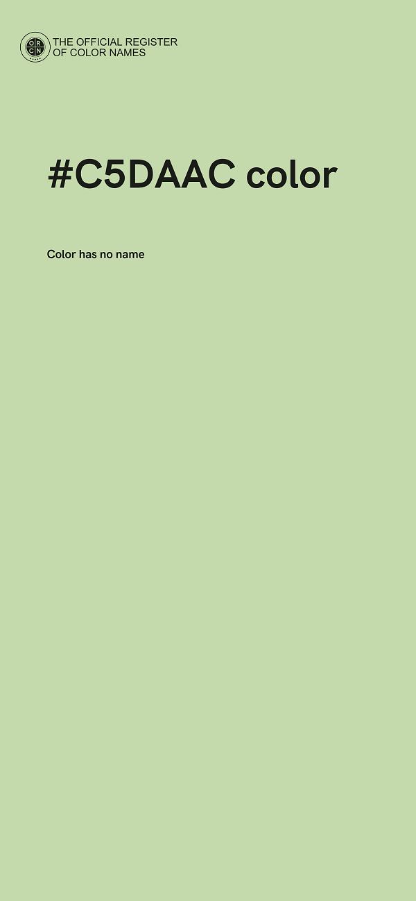 #C5DAAC color image