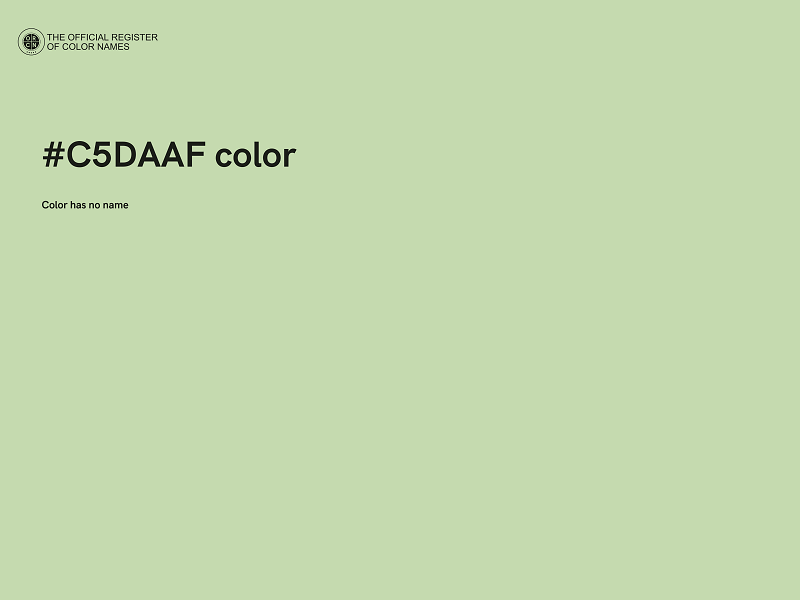 #C5DAAF color image
