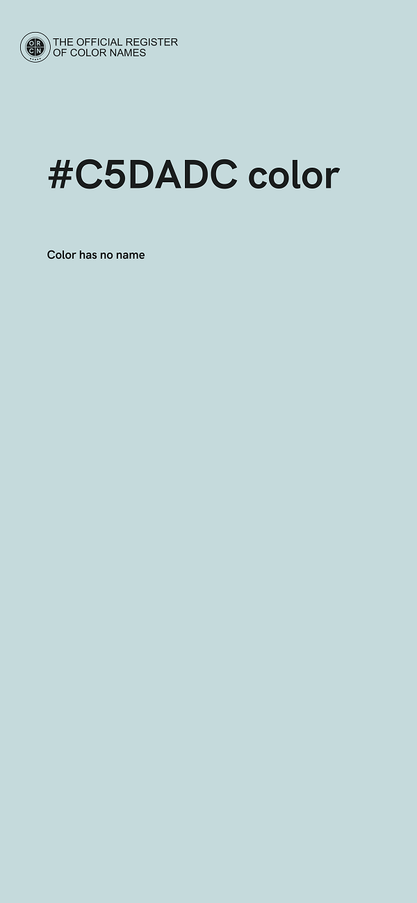 #C5DADC color image