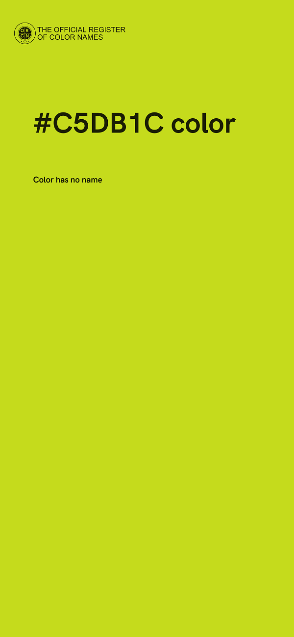 #C5DB1C color image