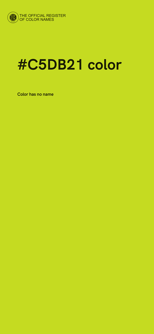 #C5DB21 color image