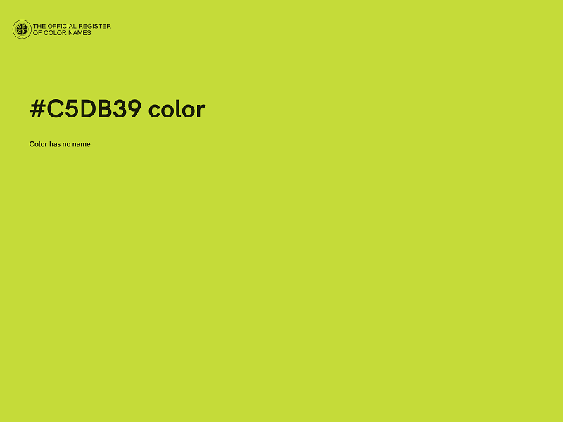 #C5DB39 color image