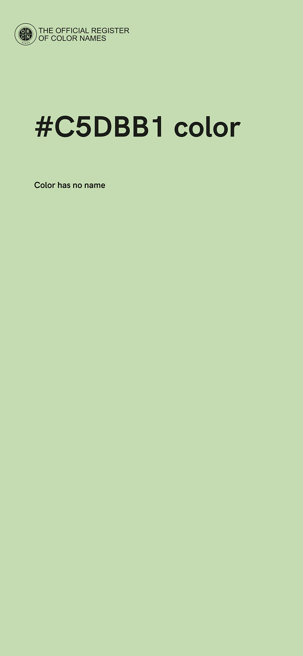 #C5DBB1 color image