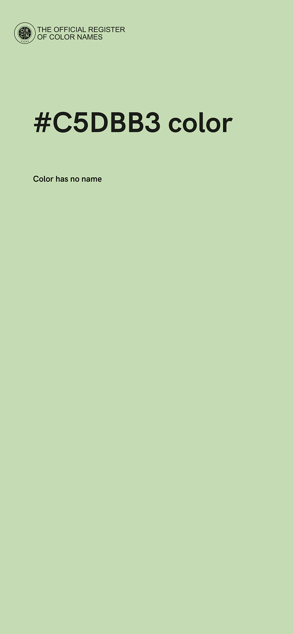 #C5DBB3 color image
