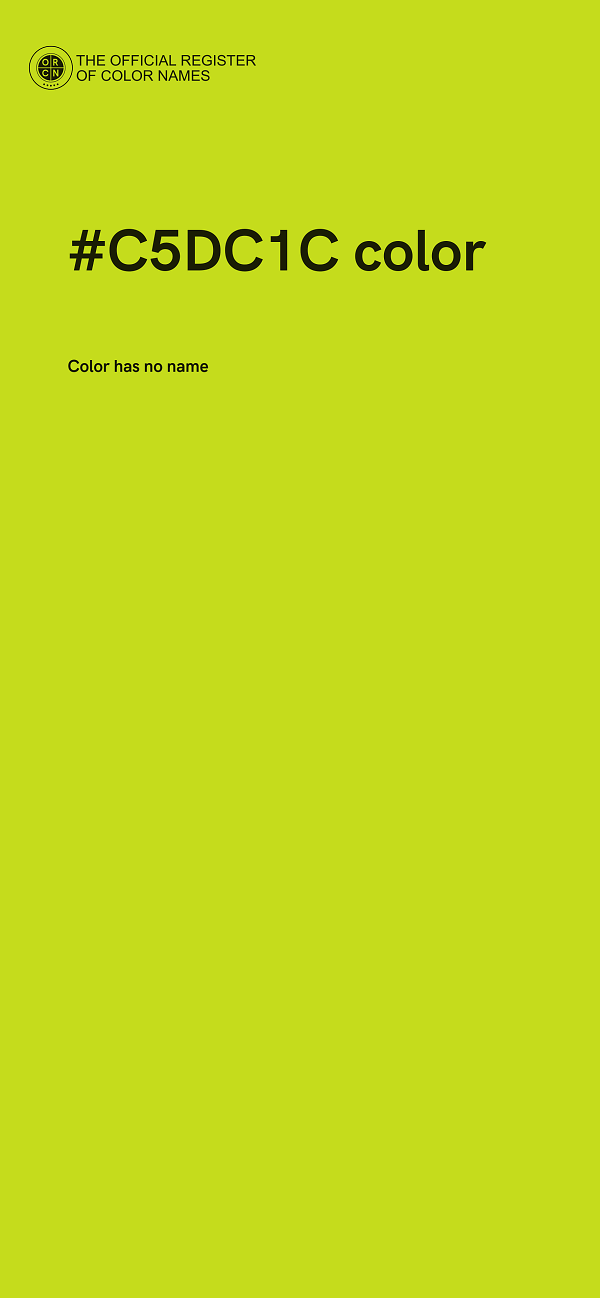 #C5DC1C color image