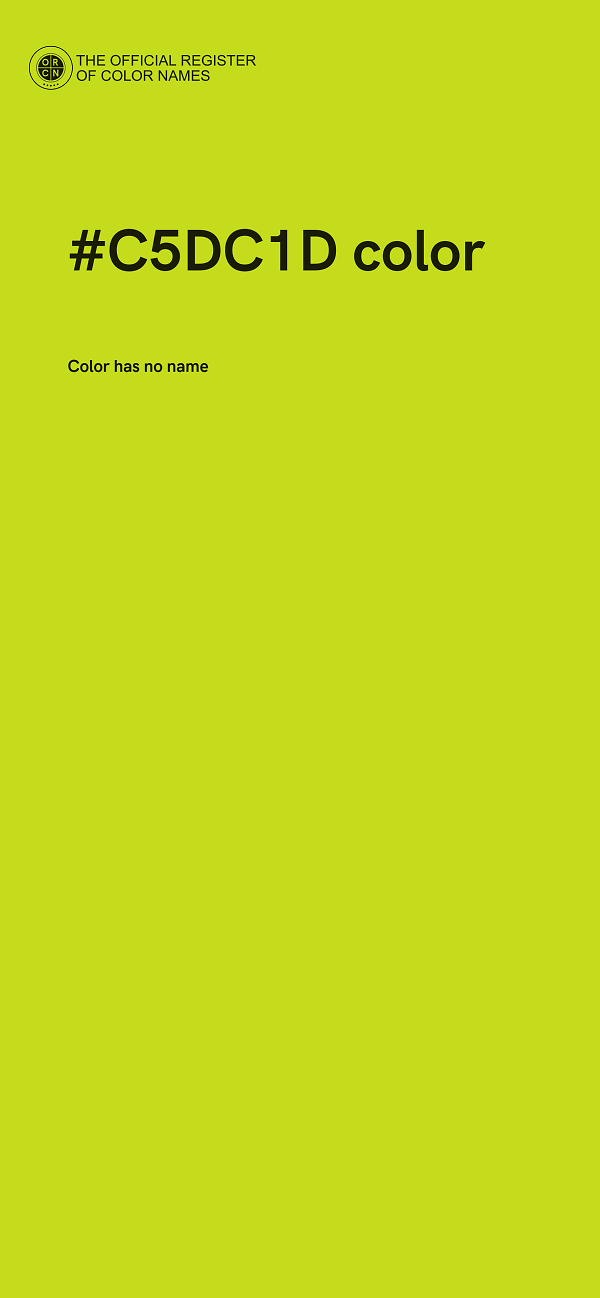 #C5DC1D color image