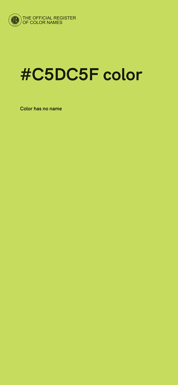 #C5DC5F color image