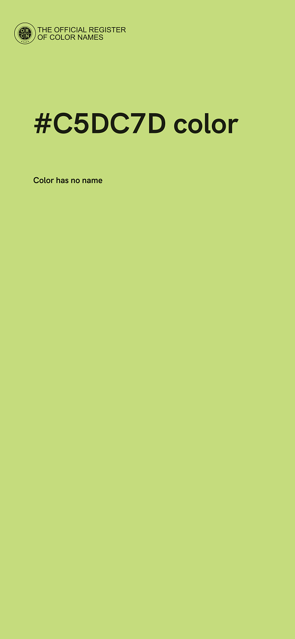 #C5DC7D color image