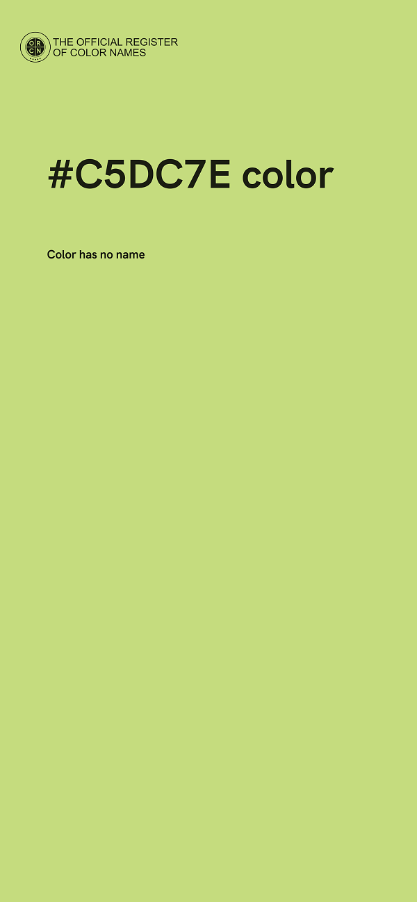 #C5DC7E color image