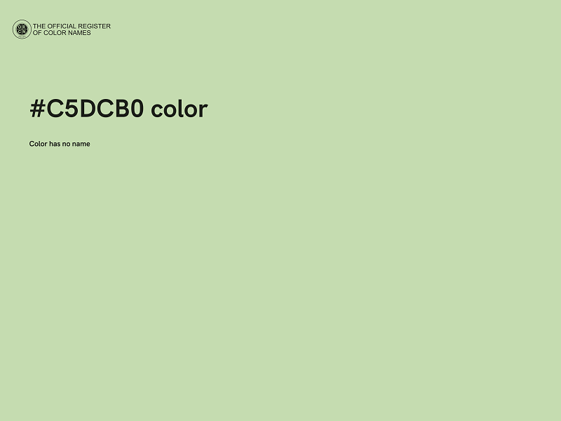 #C5DCB0 color image