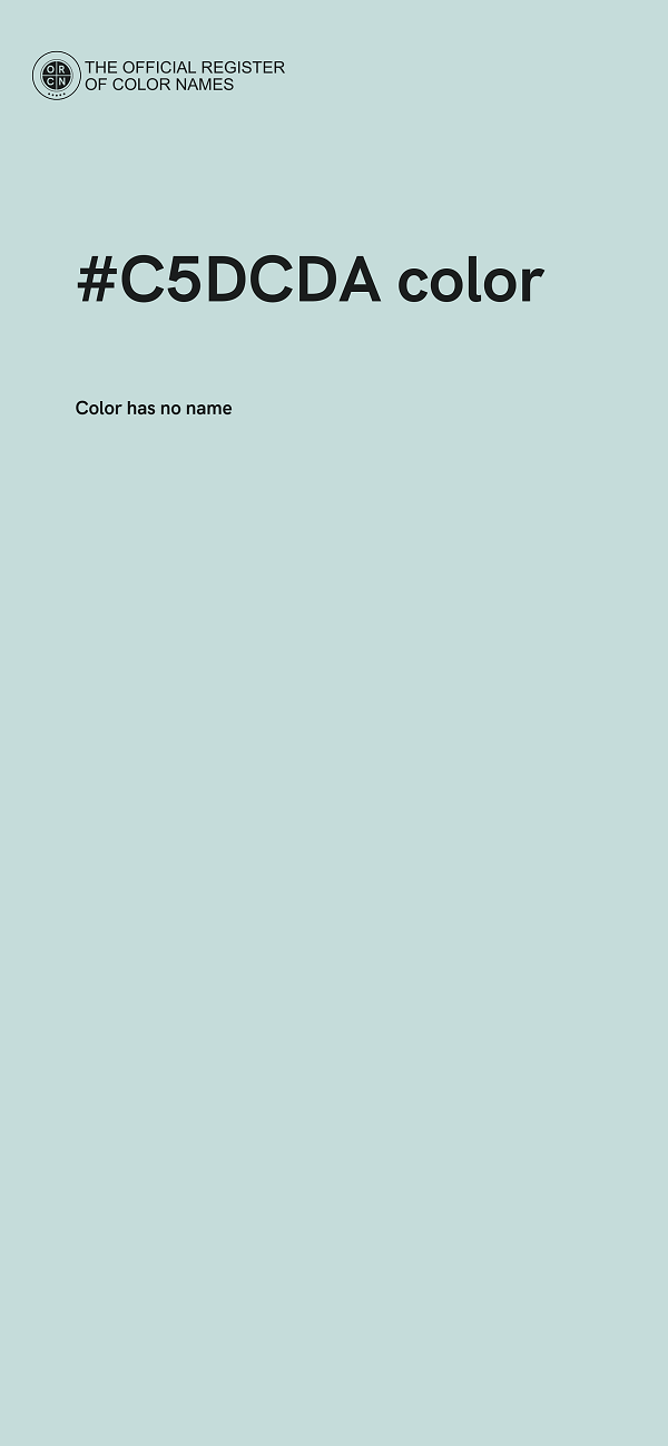 #C5DCDA color image