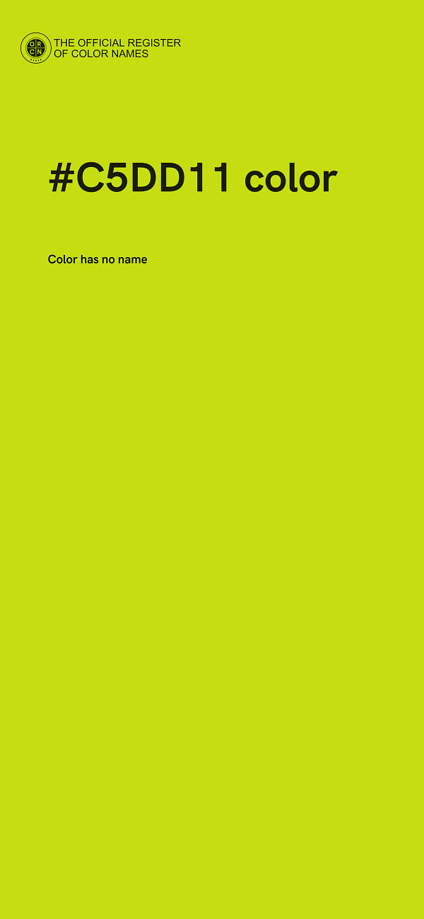 #C5DD11 color image