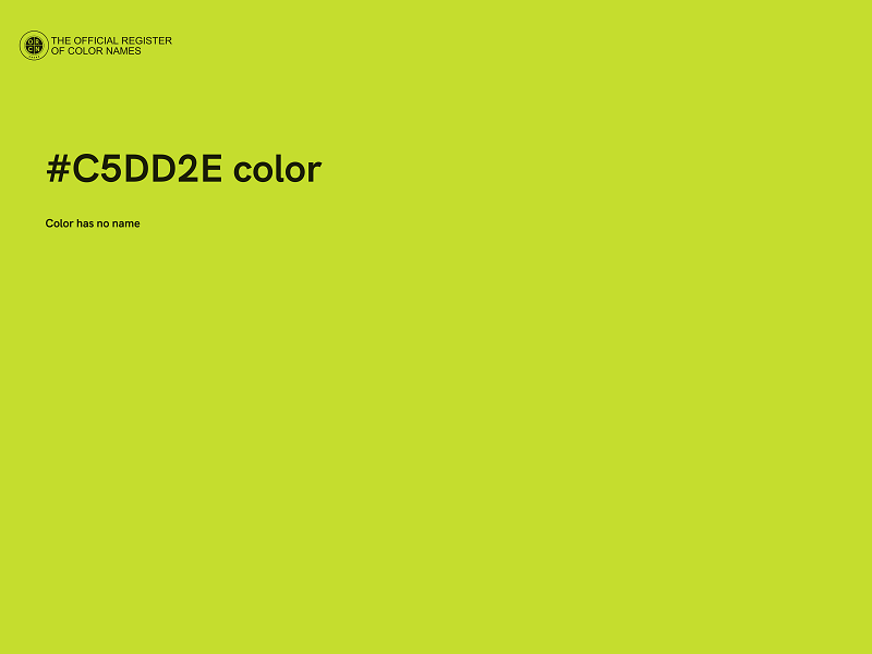 #C5DD2E color image