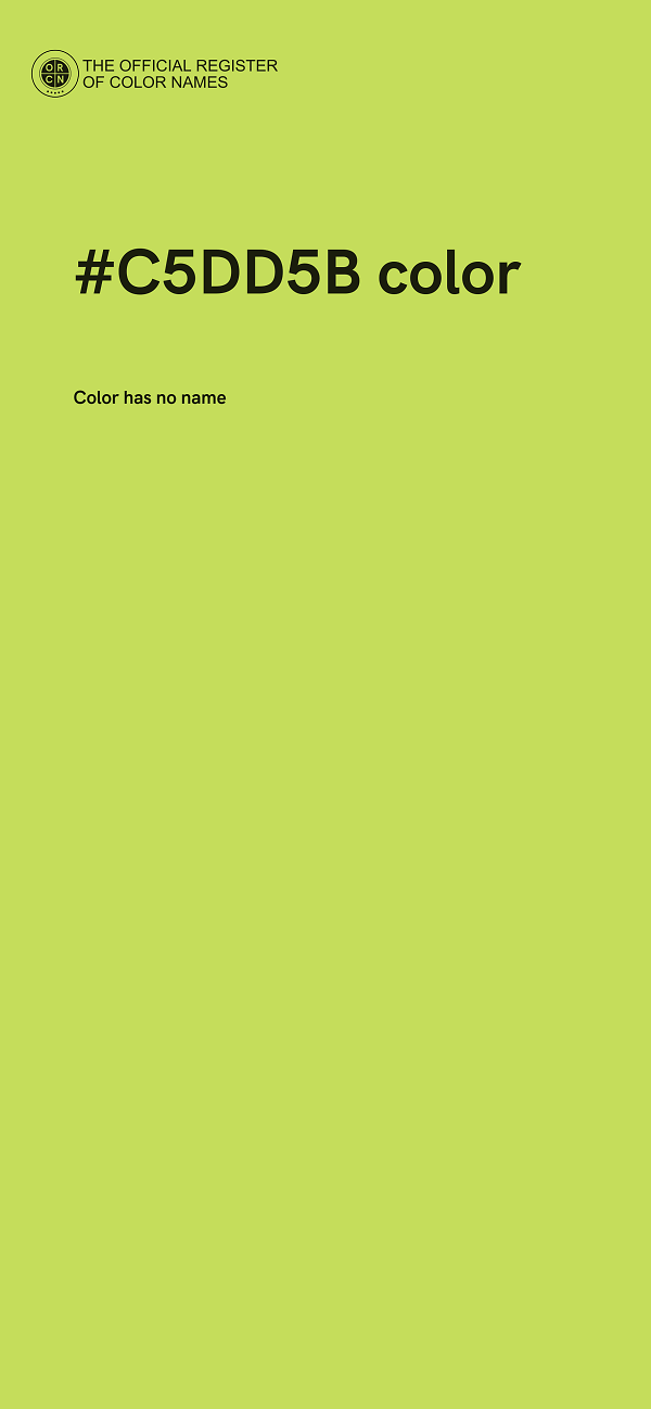 #C5DD5B color image