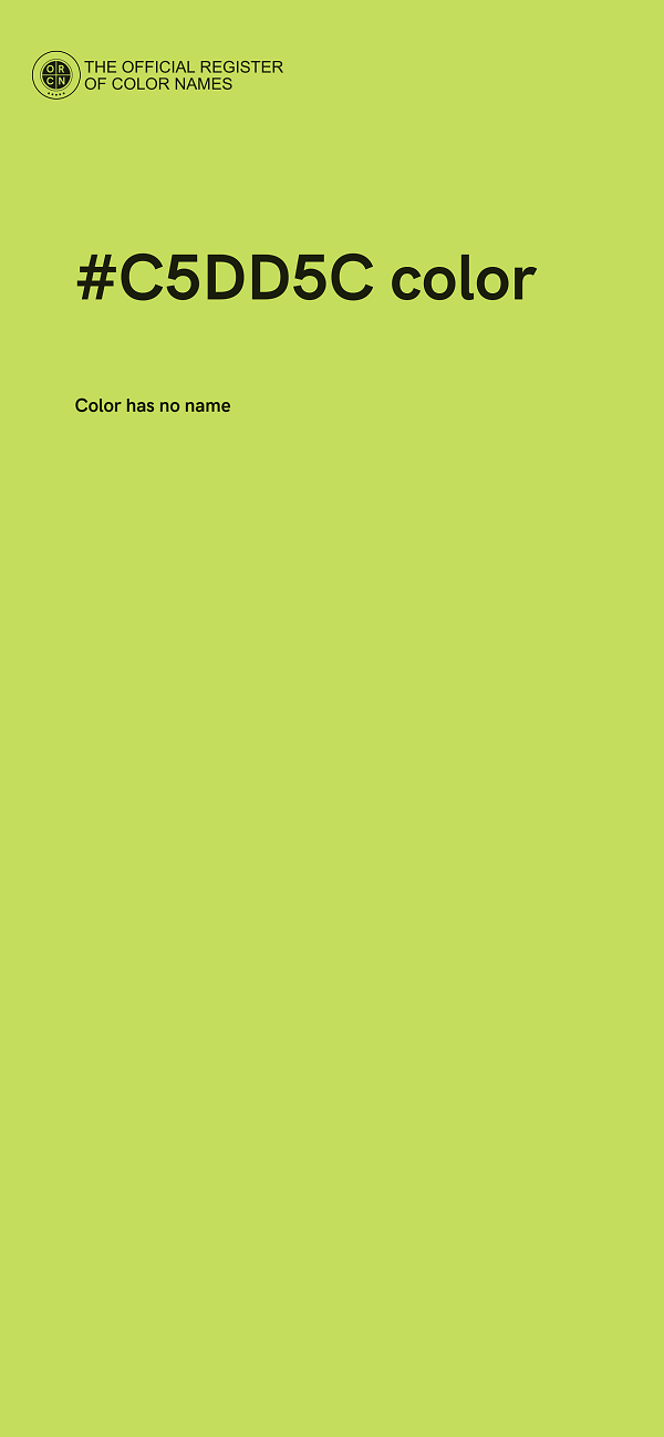 #C5DD5C color image