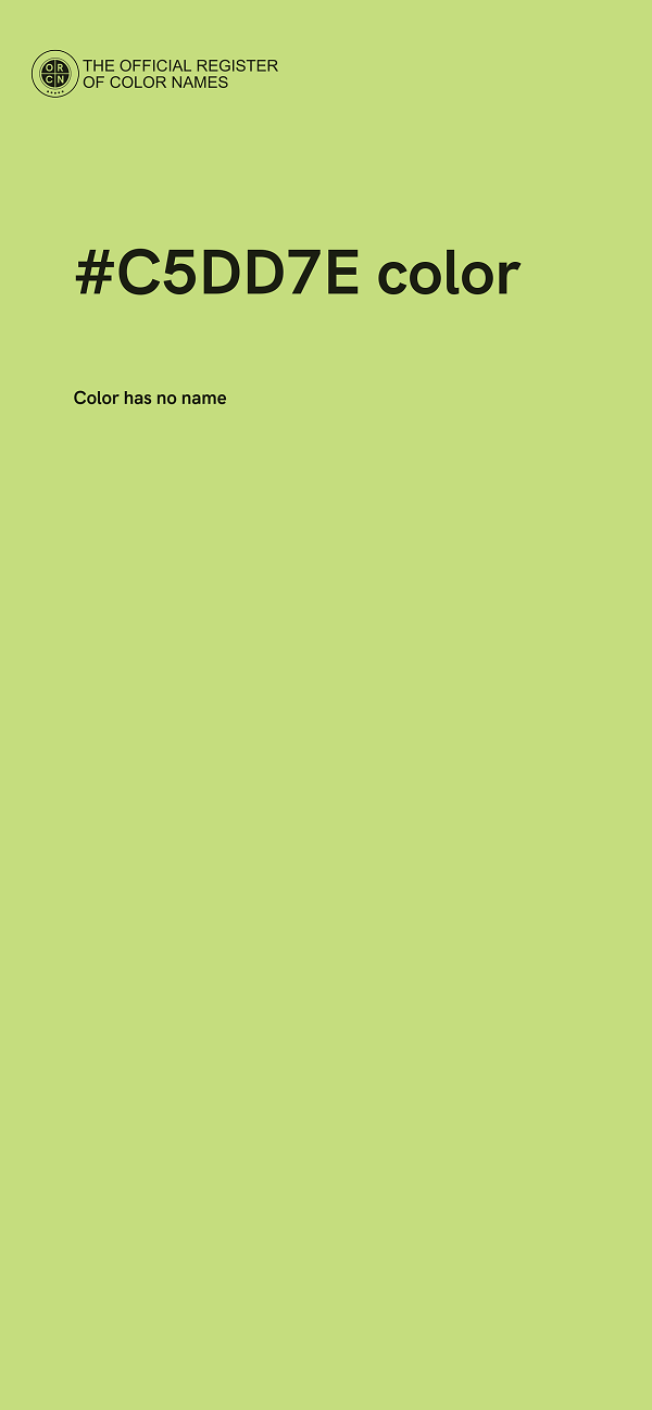 #C5DD7E color image