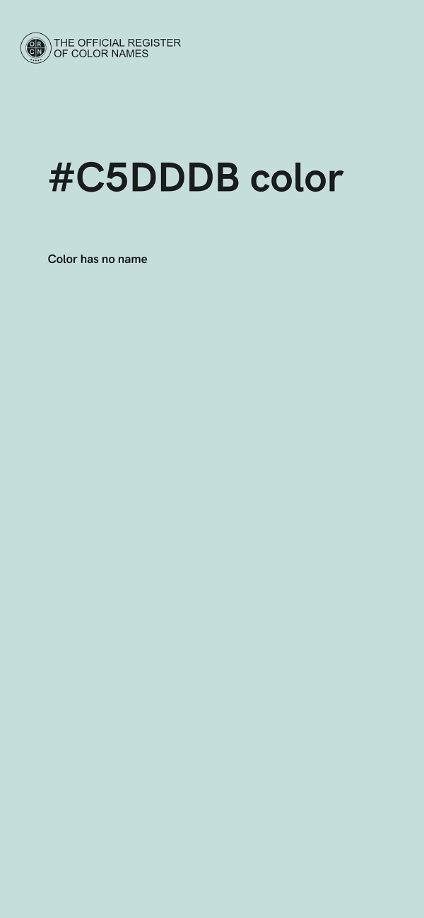 #C5DDDB color image