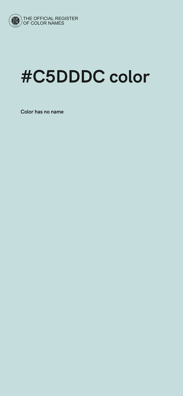 #C5DDDC color image