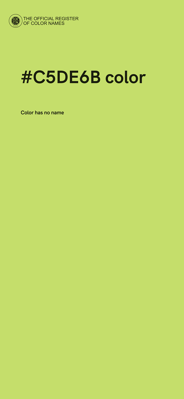#C5DE6B color image