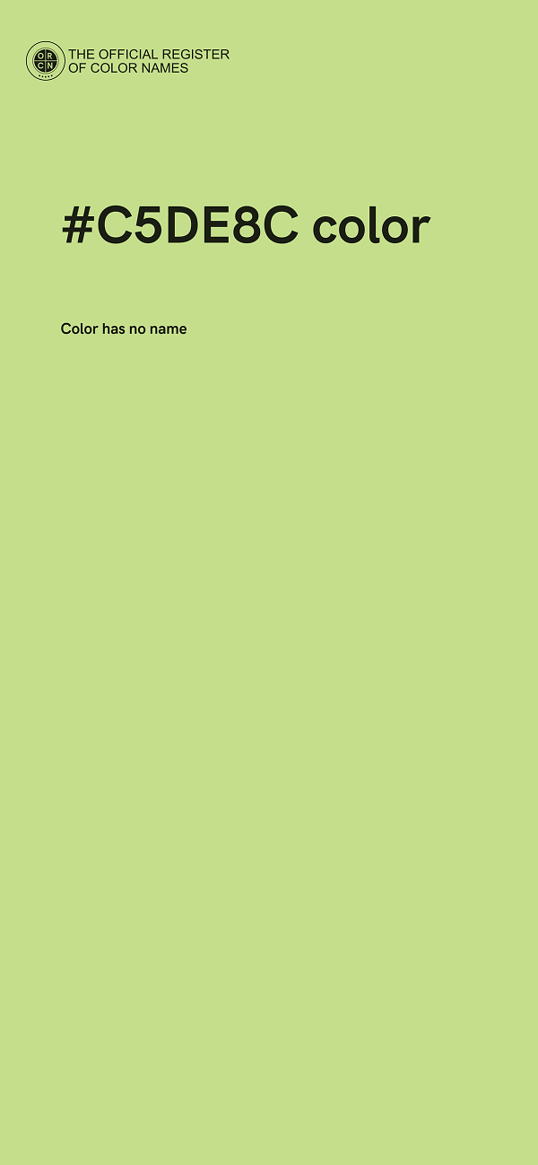 #C5DE8C color image