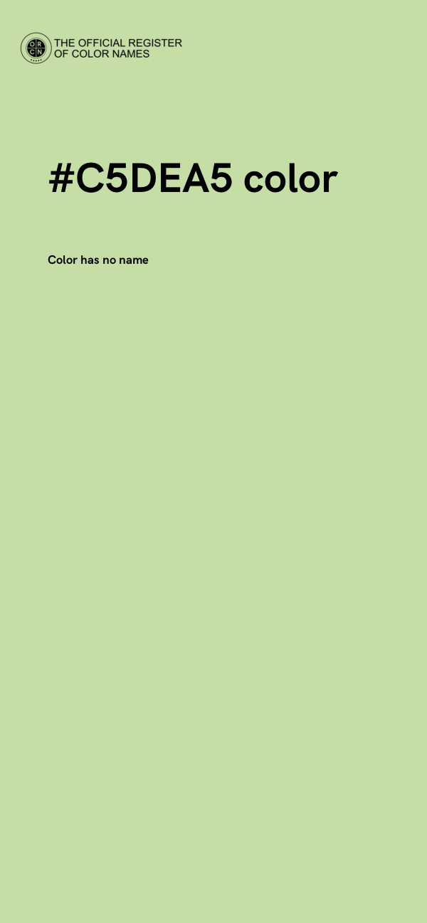 #C5DEA5 color image