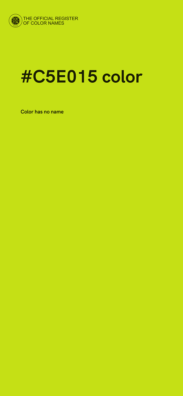 #C5E015 color image