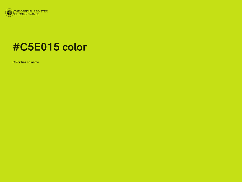 #C5E015 color image