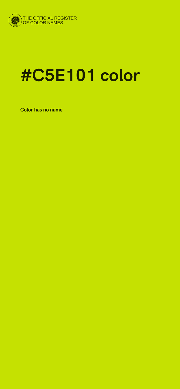 #C5E101 color image