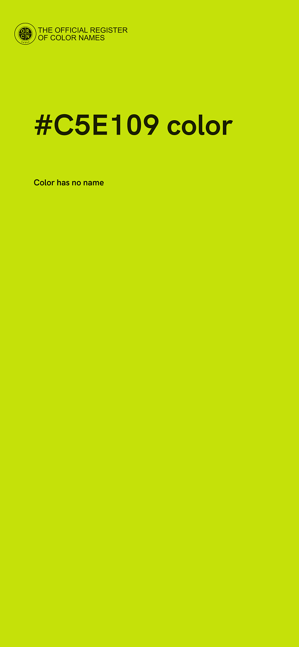 #C5E109 color image