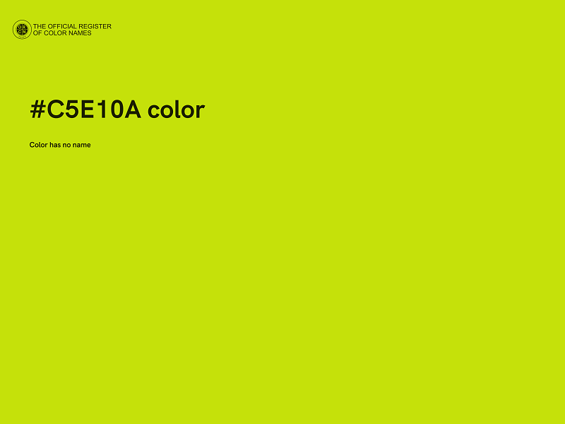 #C5E10A color image