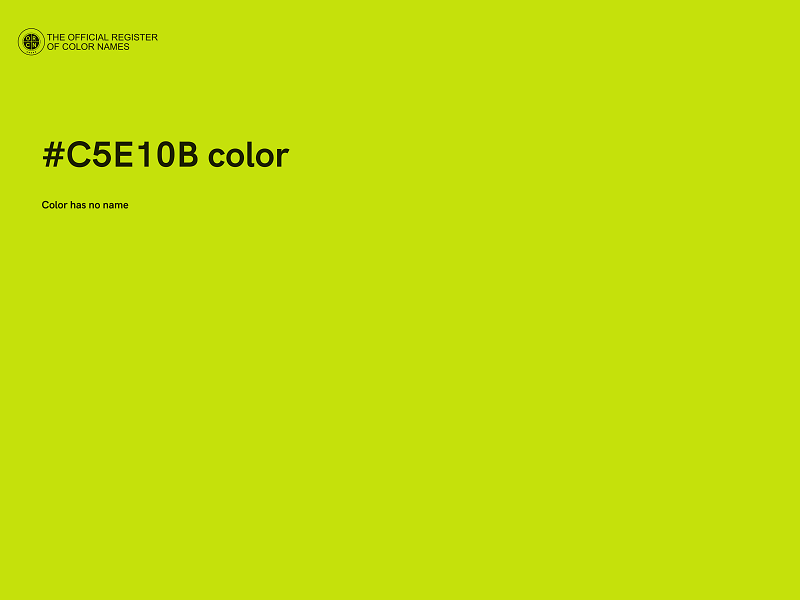 #C5E10B color image