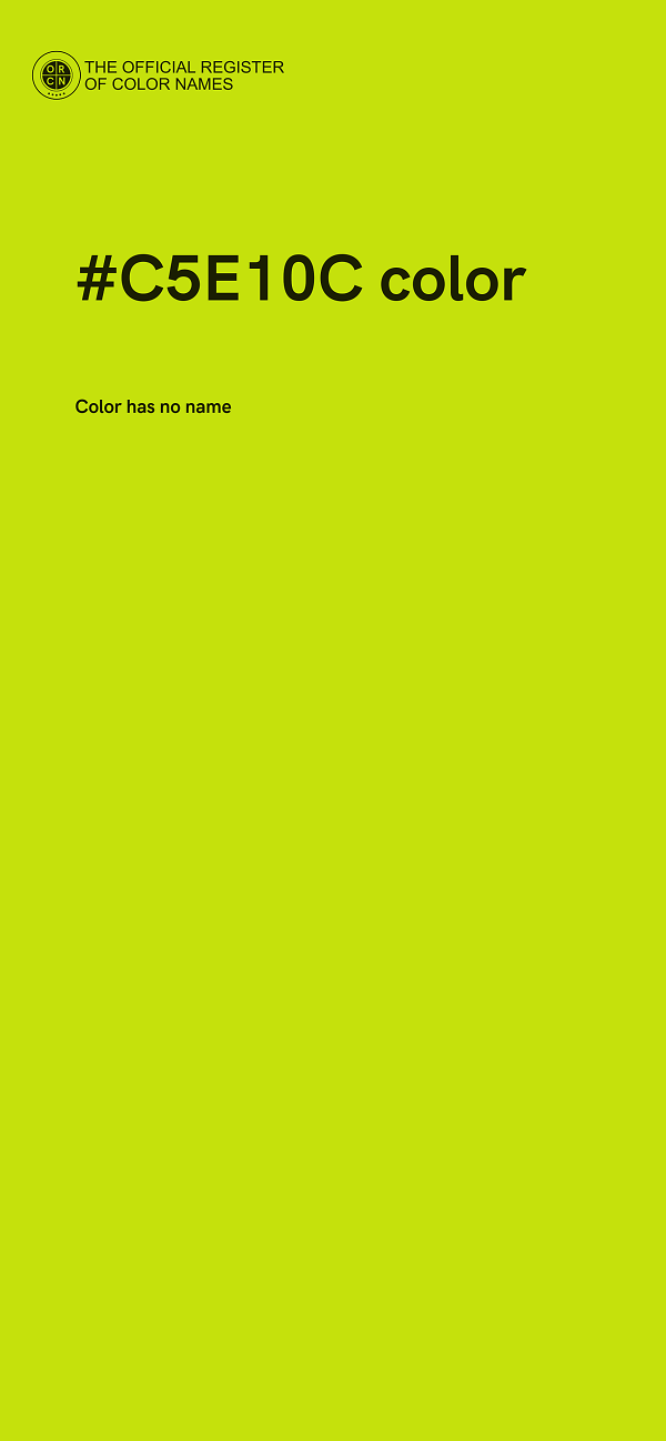 #C5E10C color image