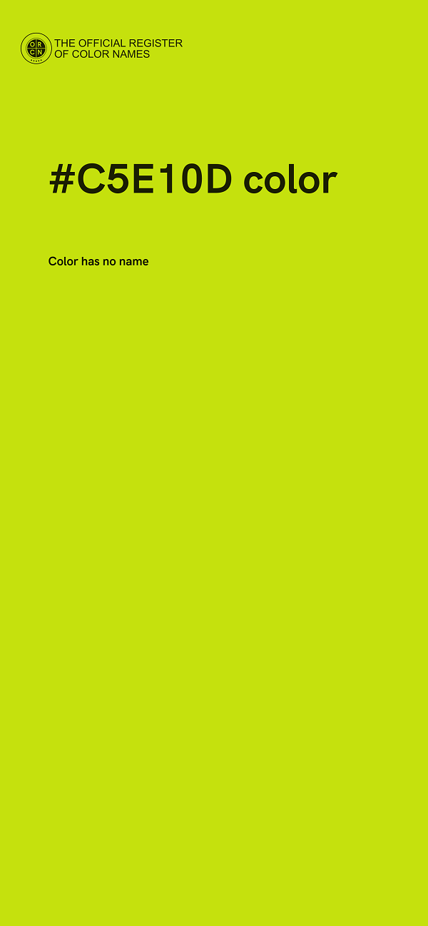 #C5E10D color image