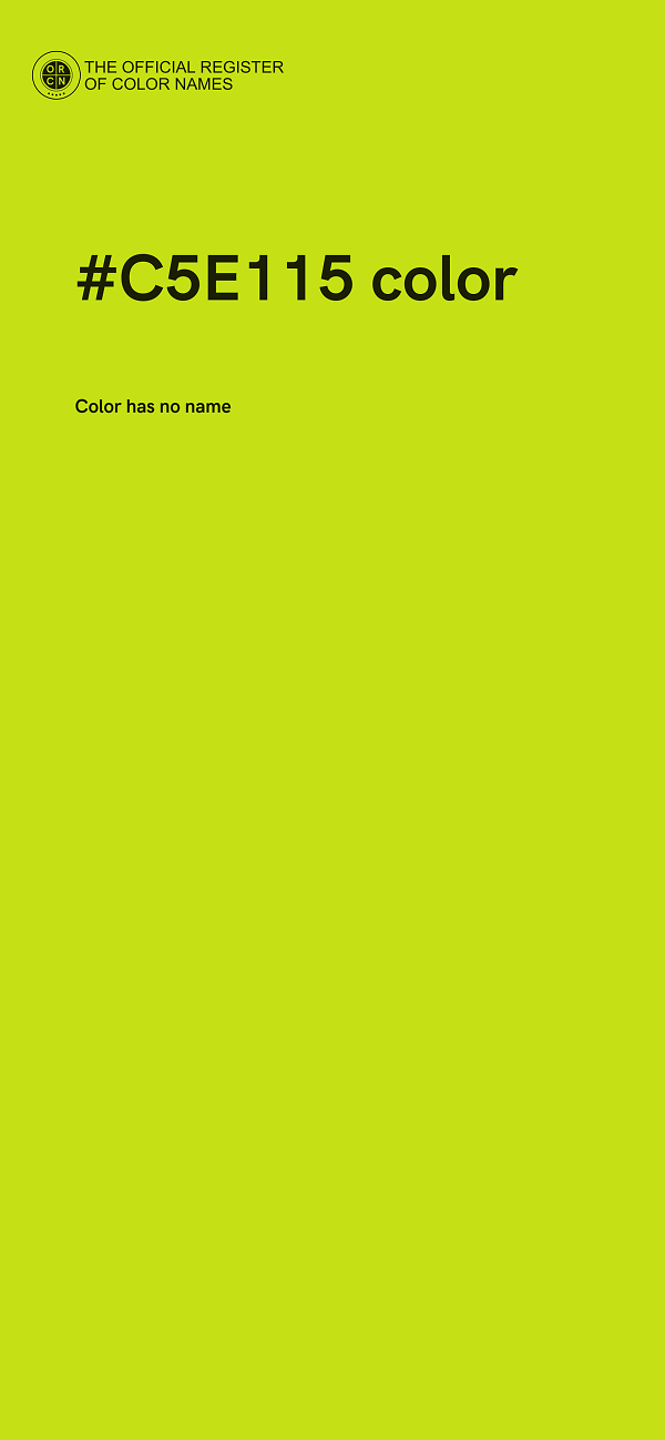 #C5E115 color image