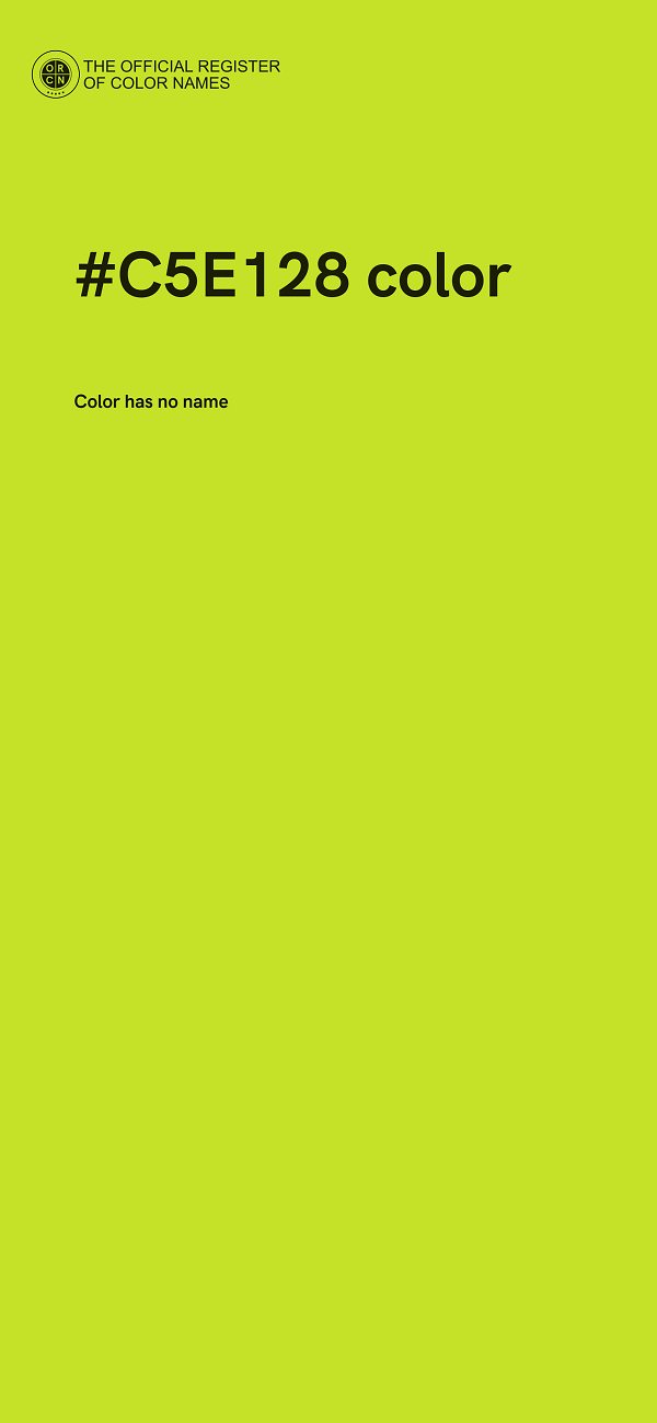 #C5E128 color image