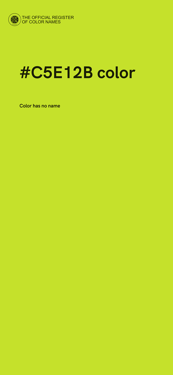 #C5E12B color image