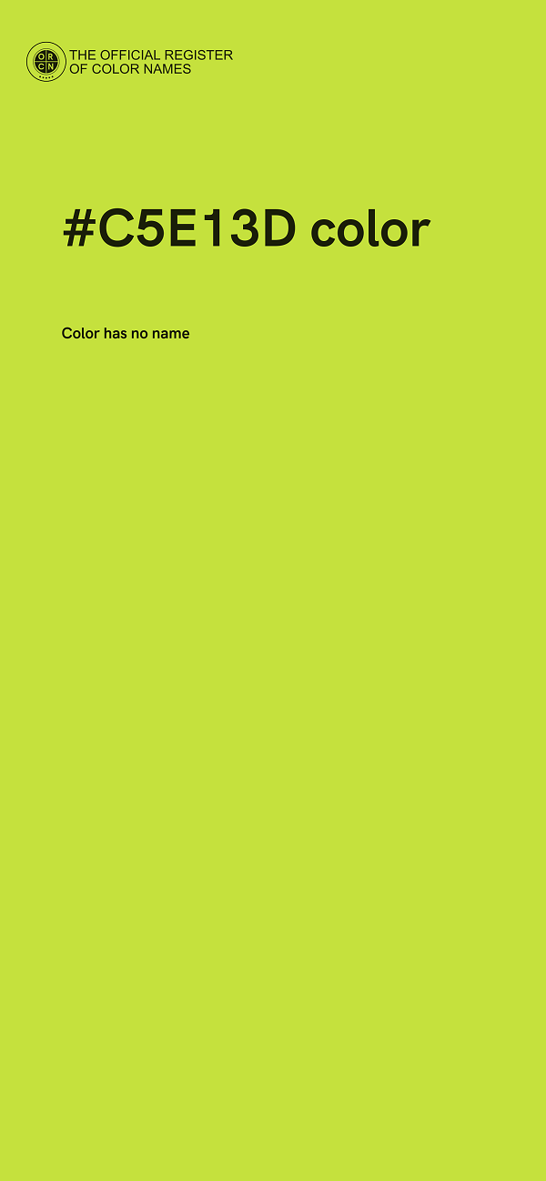 #C5E13D color image
