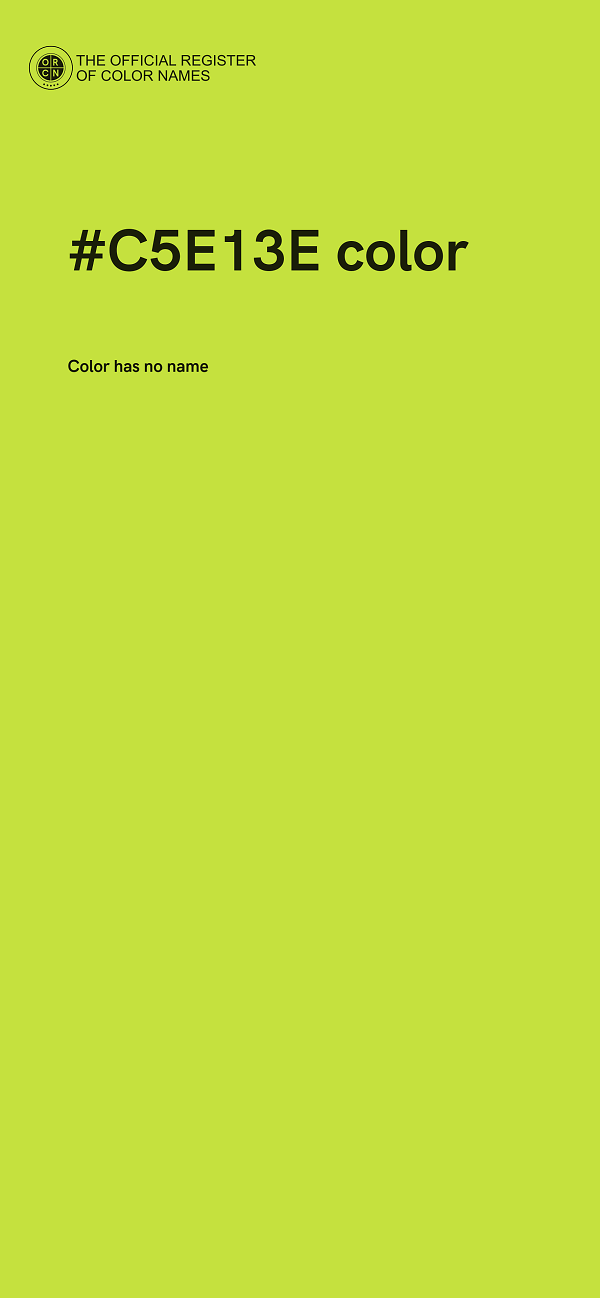 #C5E13E color image