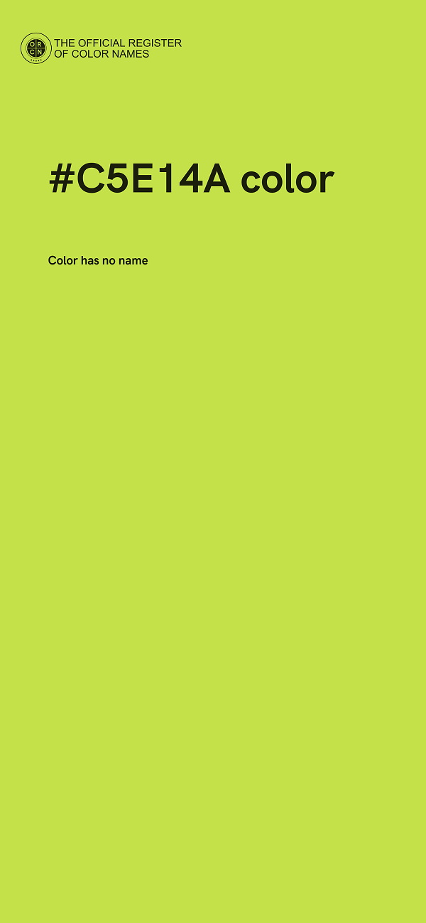 #C5E14A color image