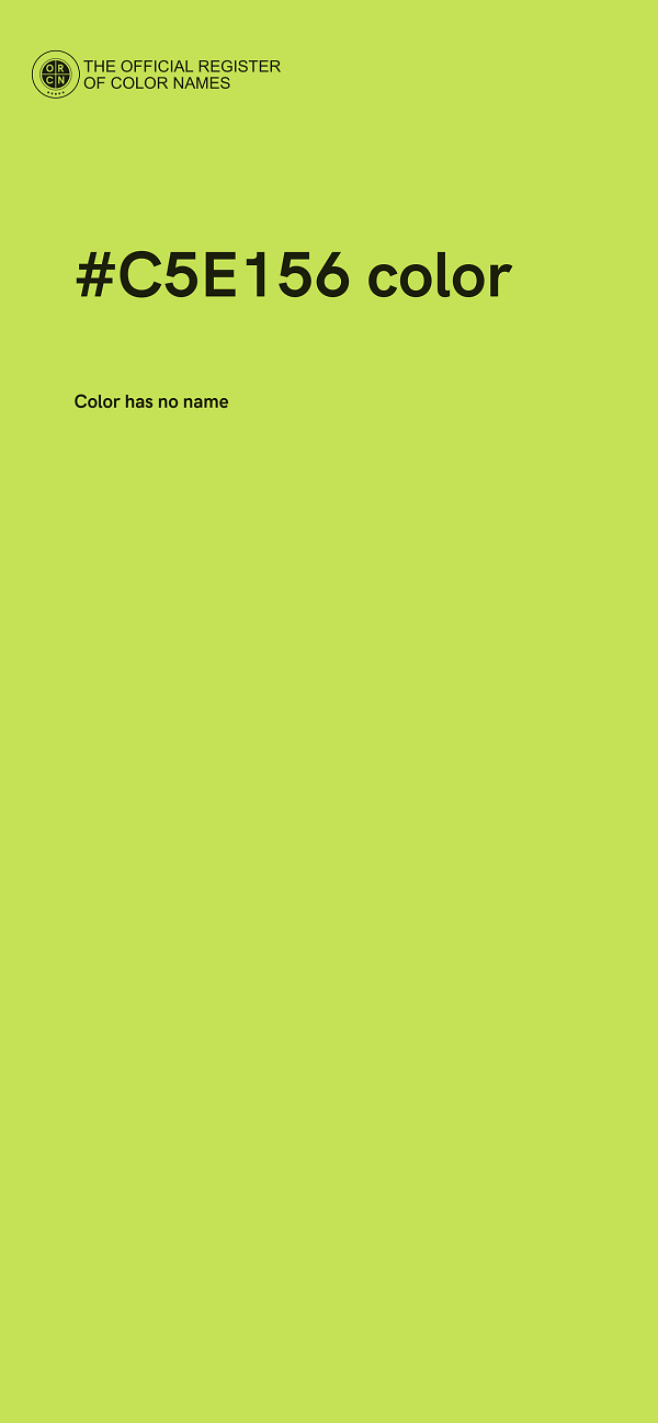 #C5E156 color image