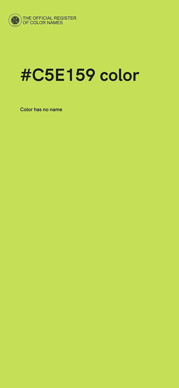 #C5E159 color image