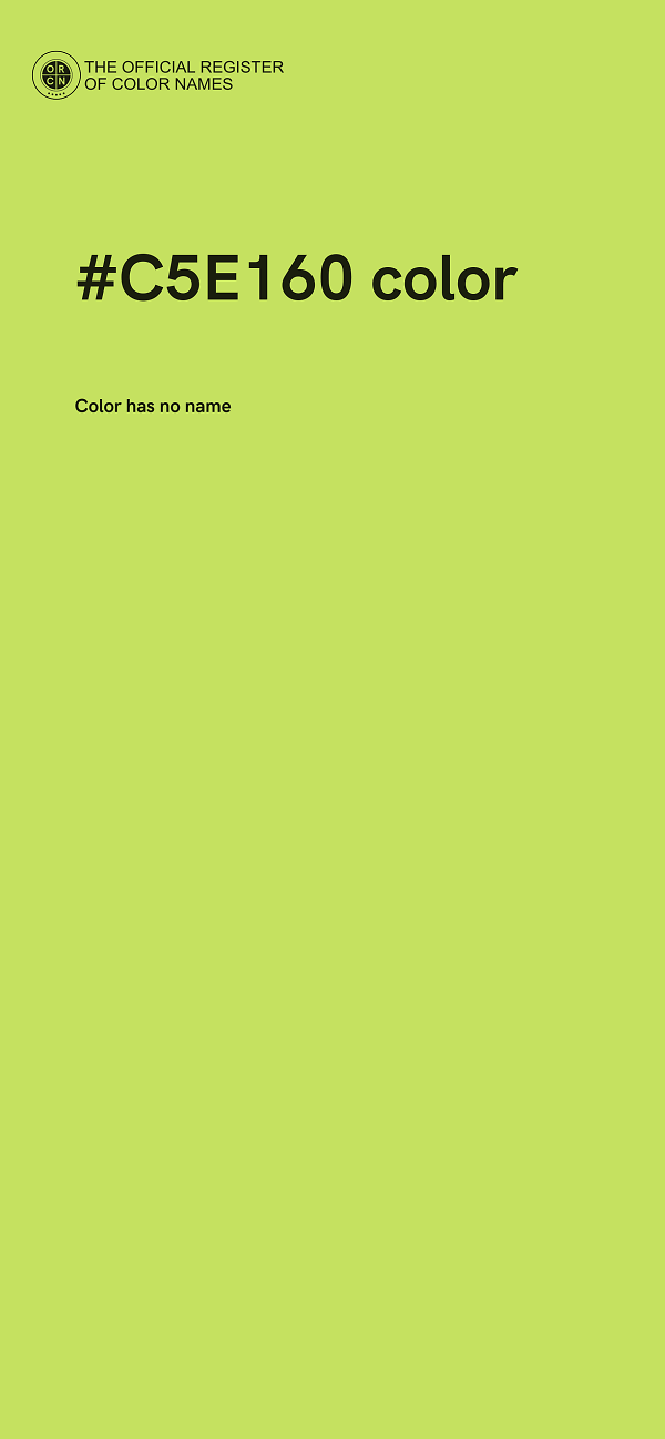 #C5E160 color image