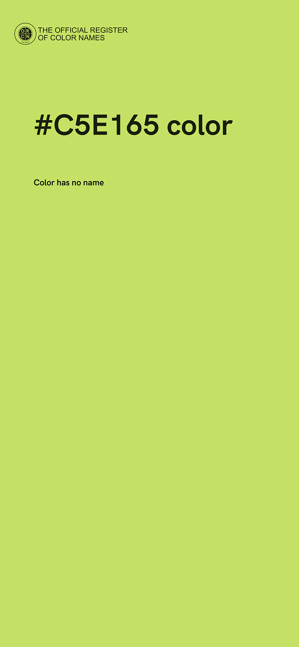 #C5E165 color image