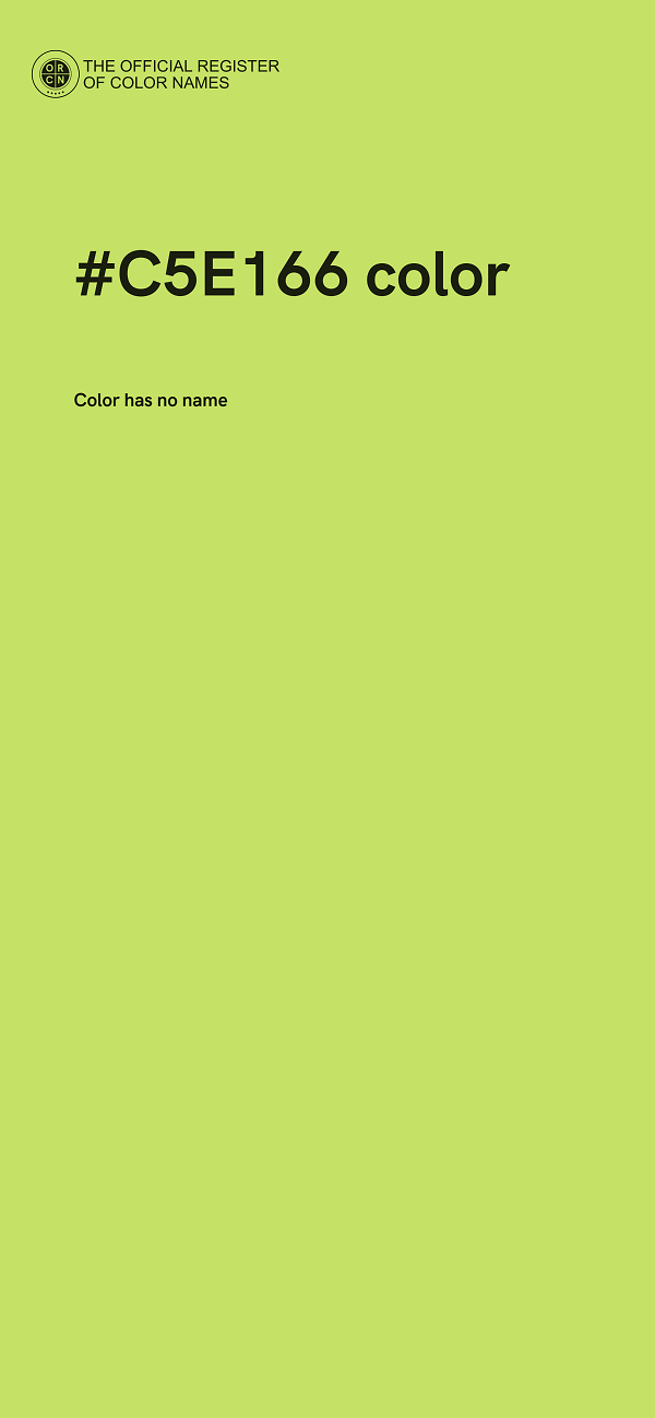 #C5E166 color image