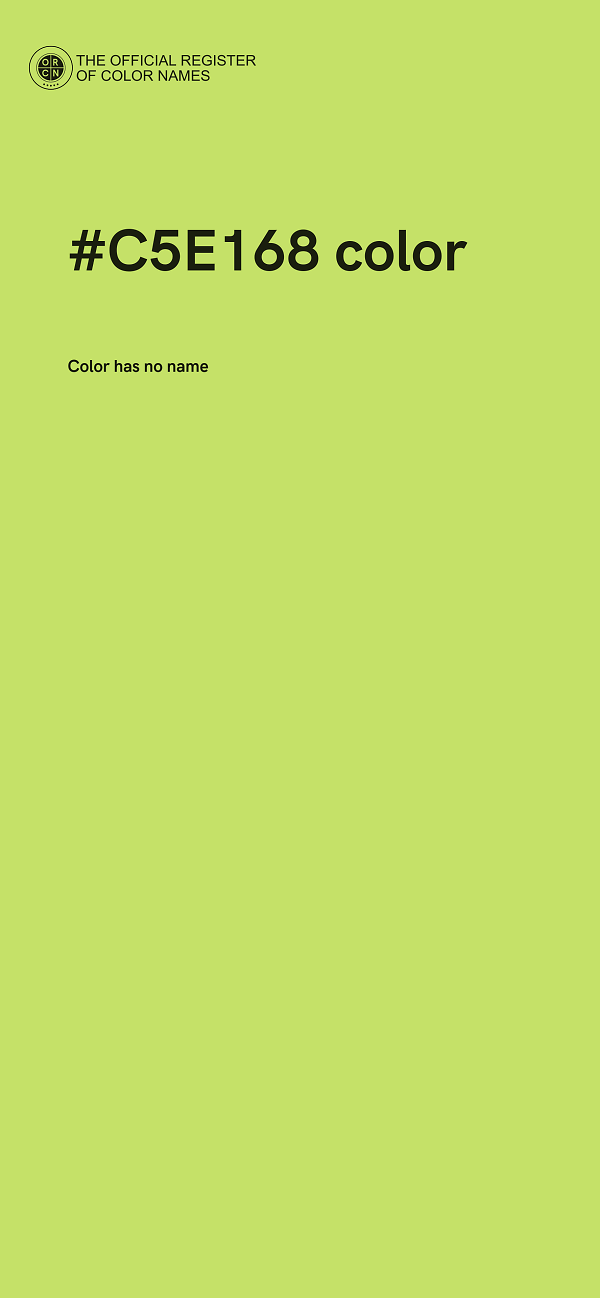 #C5E168 color image