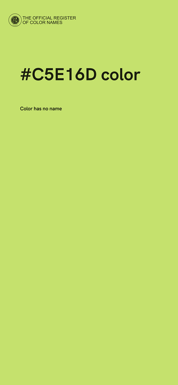 #C5E16D color image