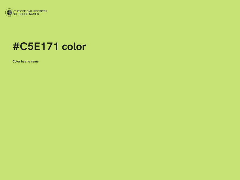 #C5E171 color image