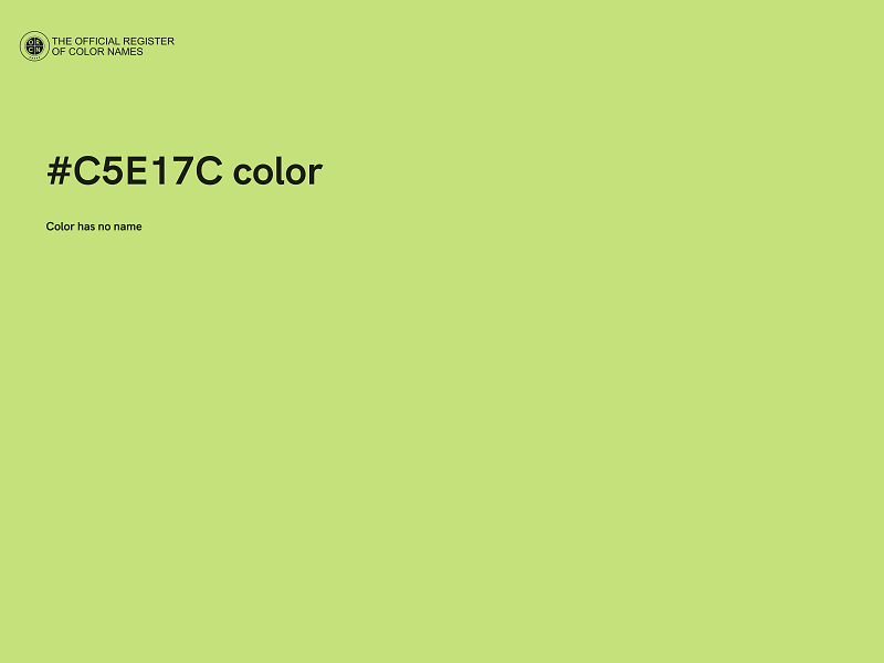 #C5E17C color image