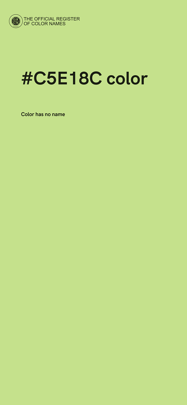 #C5E18C color image