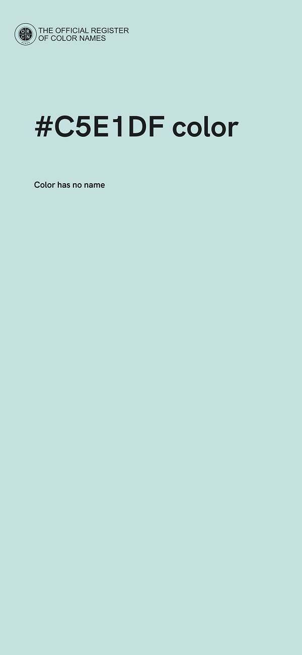 #C5E1DF color image